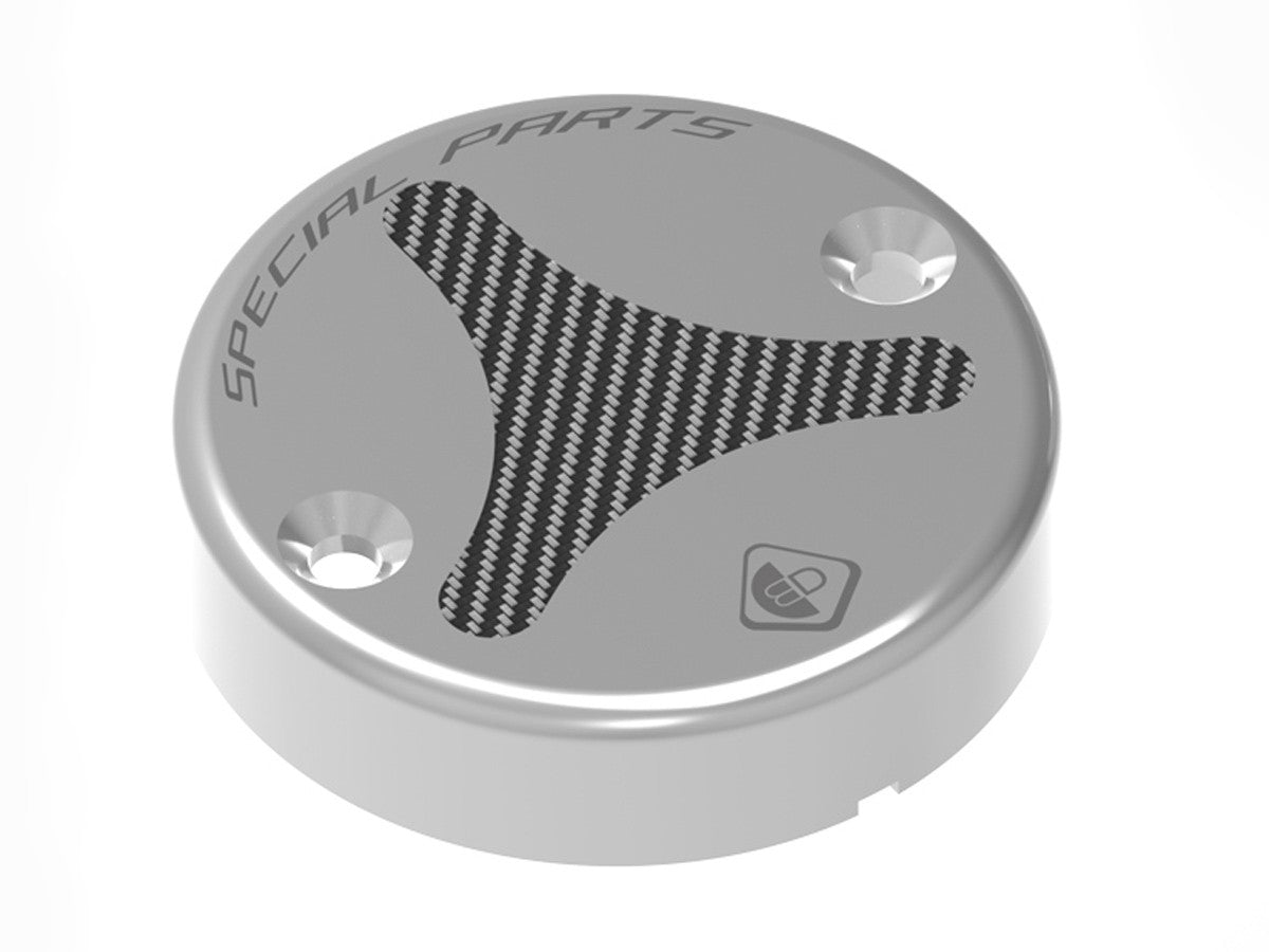 Ducabike DBK TLS09 Brake Fluid Reservoir Cap - Silver