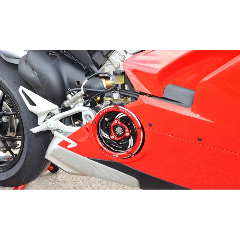 Ducabike DBK Clear Clutch Cover For Ducati Panigale V4 V4S Speciale