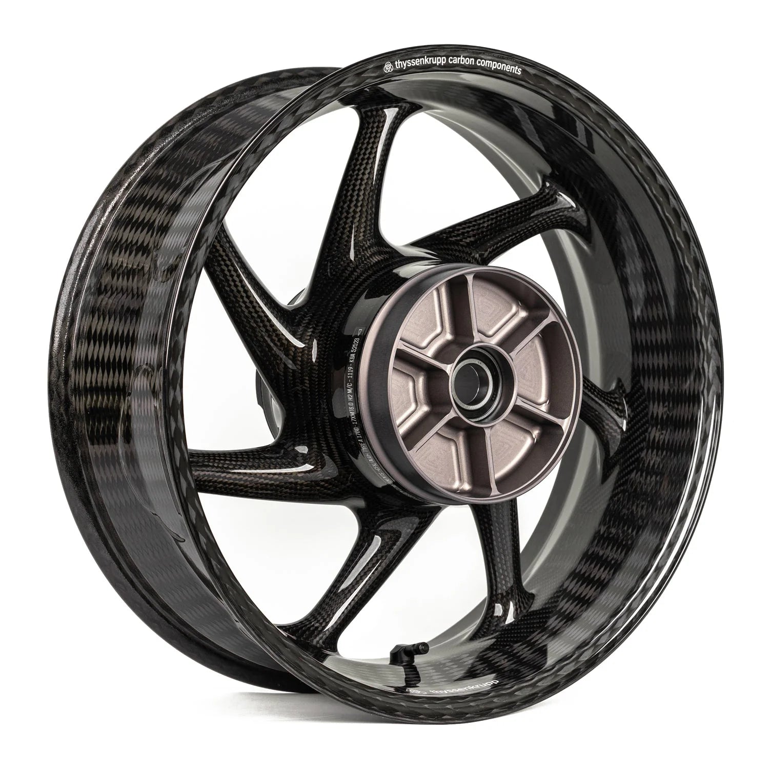 Thyssenkrupp Braided Carbon Fiber Wheel Set For GSXR 1000 1000R