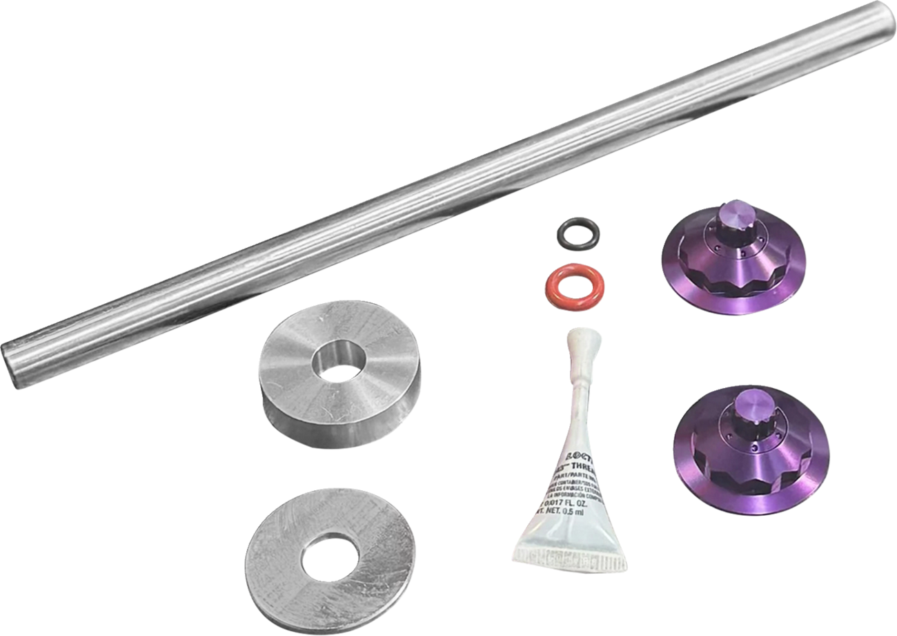 Paul Yaffe Bagger Nation Standard 12 Point Front Axle Cover Kit For Y-Axle Rod