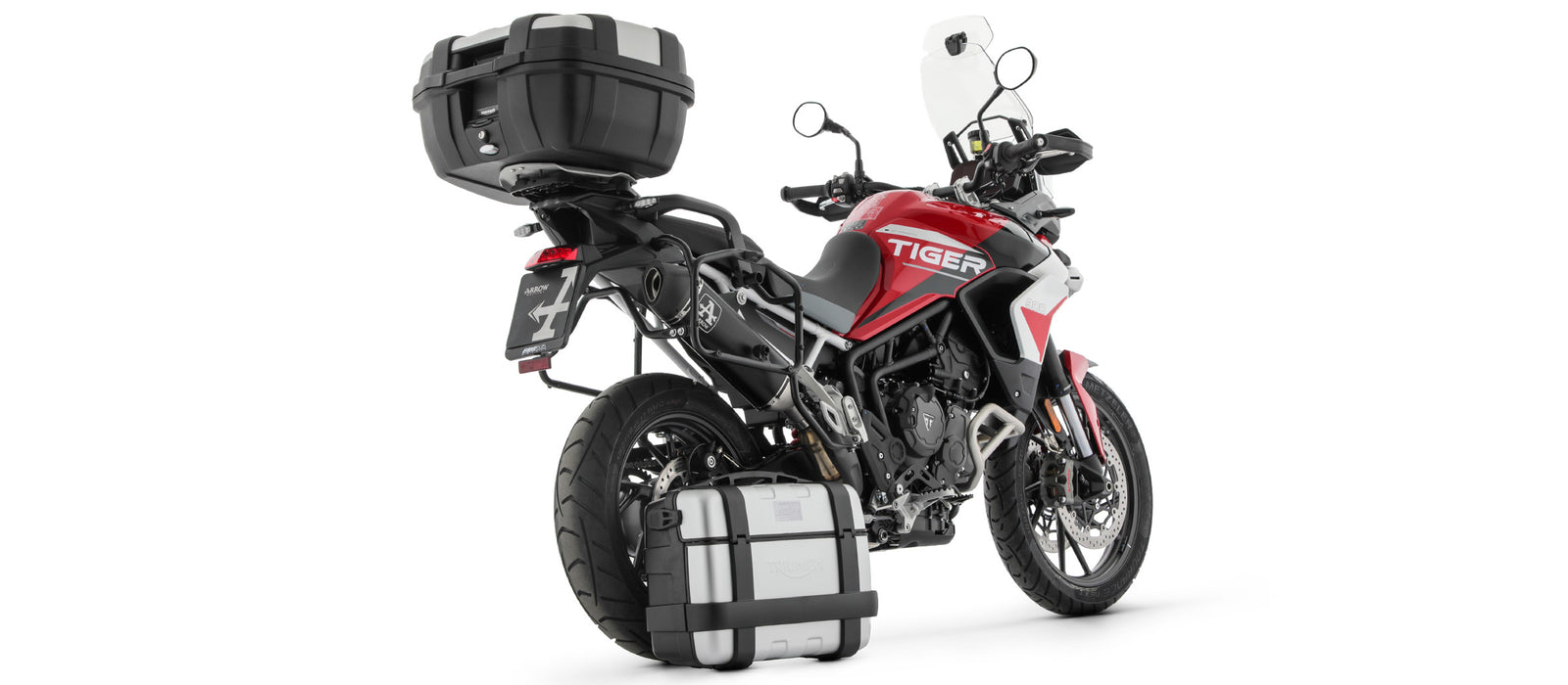 Veloce Aluminium Dark" Slip On For Sidebags"