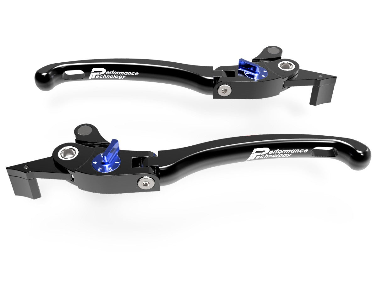 Ducabike DBK LE07 Brake / Clutch Adjustable Levers Eco GP 1 - BLACK-BLUE