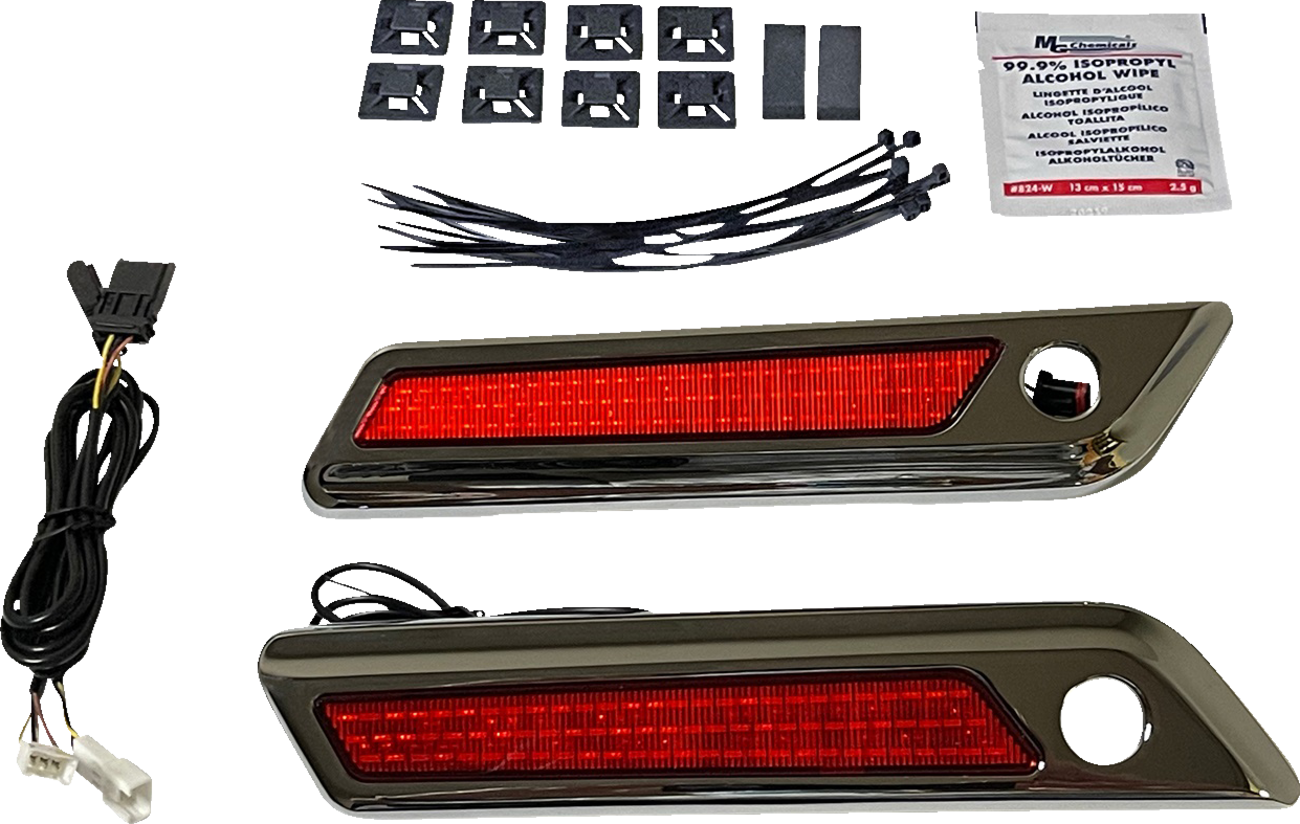 Custom Dynamics Saddlebag LED Latch Light