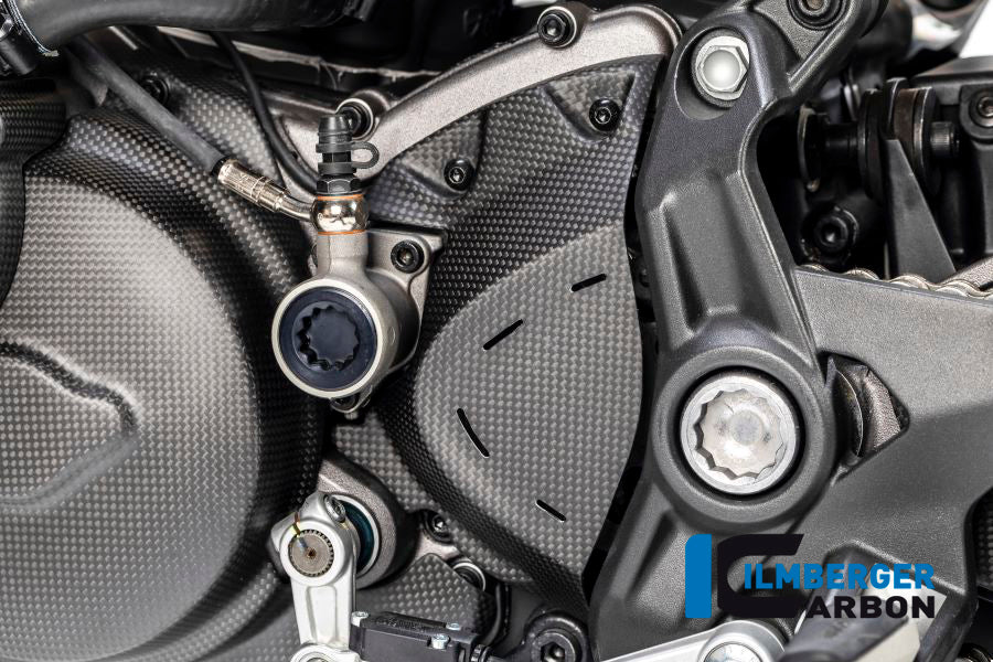 Ilmberger Carbon Front Sprocket Cover - Matte