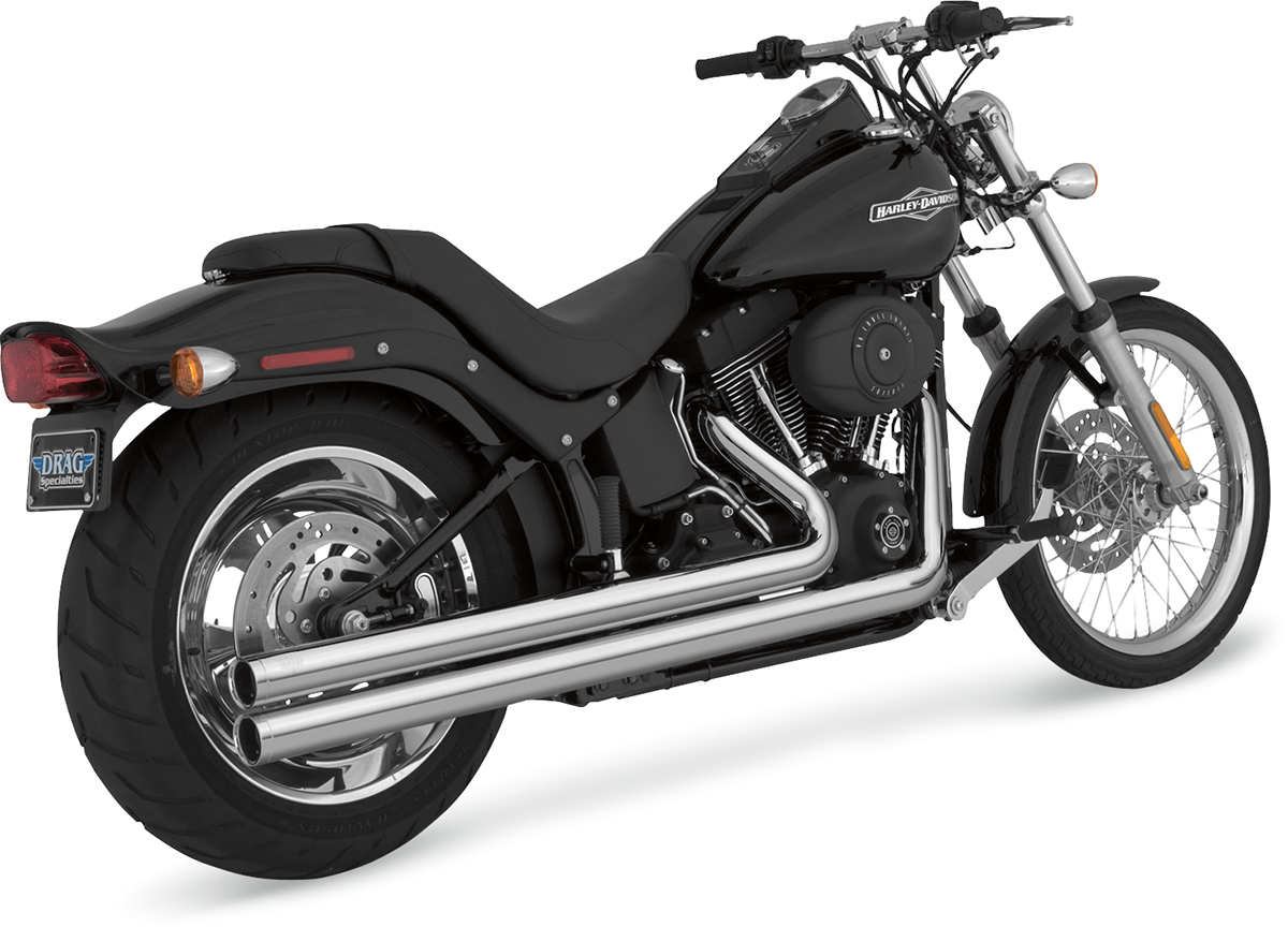 Vance & Hines Big Shots Exhaust - Chrome - Long