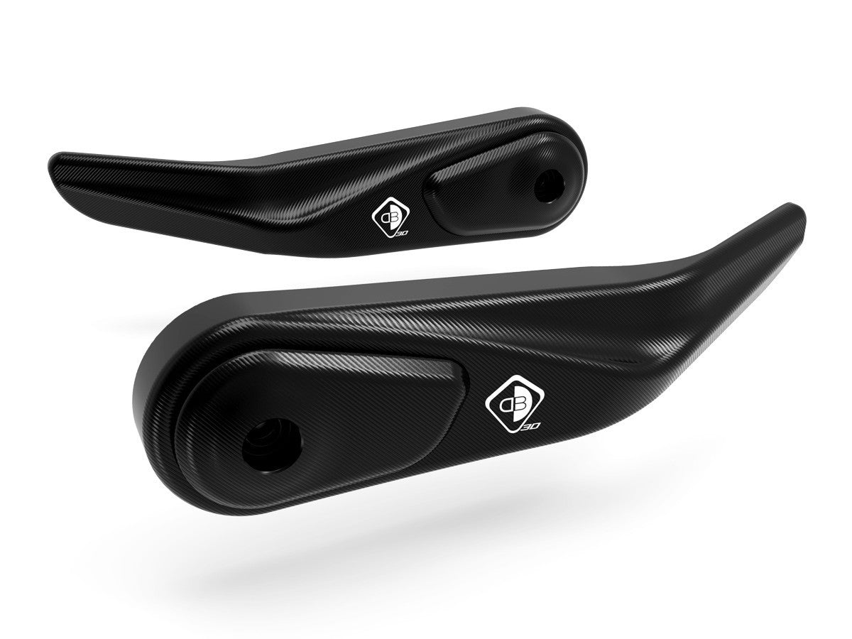 Ducabike DBK SPM02 MTS / HM Handguards Protection - BLACK-BLACK