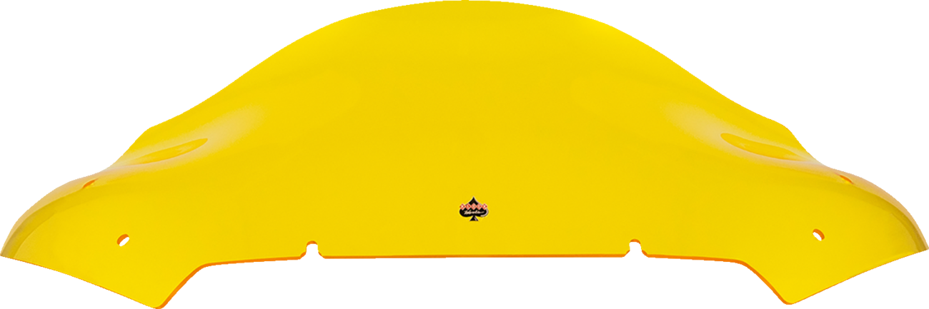 Klock Werks Kolor Flare® Windshield - 10" - Yellow - '23-'25 FLTRX