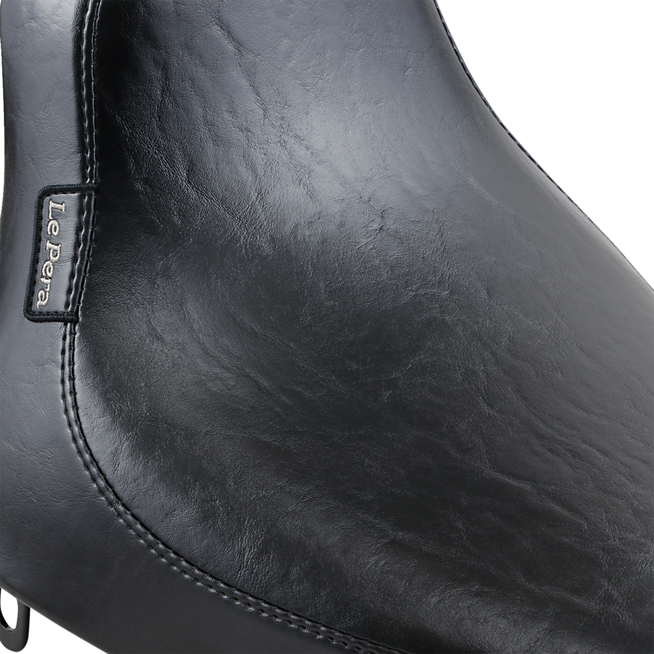 Le Pera Silhouette Solo Seat - Smooth - Black - Softail '84-'99
