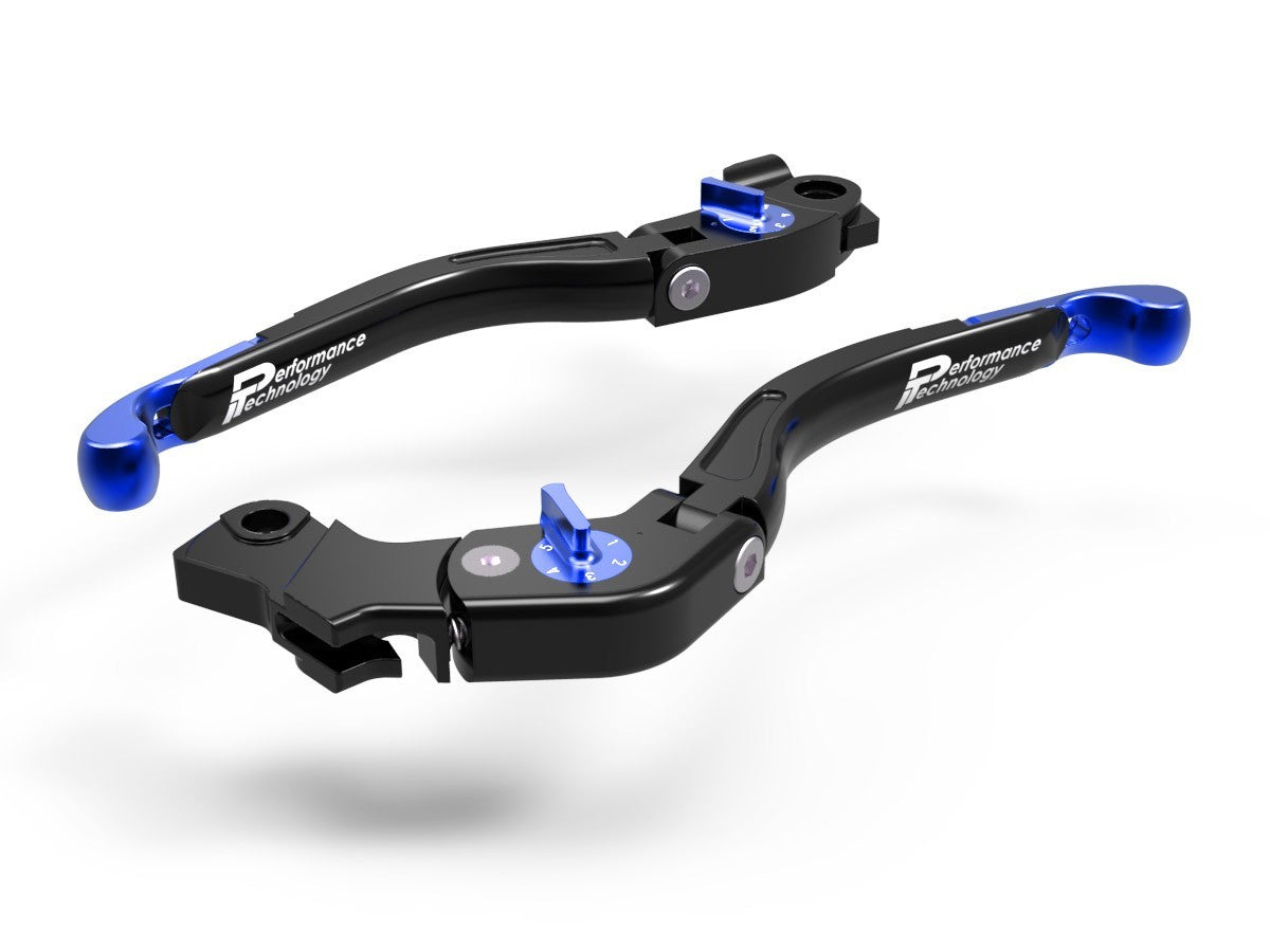 Ducabike DBK LEA10 Brake / Clutch Adjustable Levers Eco GP 2 - BLACK-BLUE
