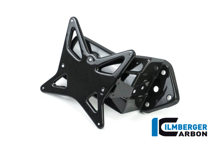 Ilmberger Carbon License Plate Holder Withbelt Guard Ducati XDiavel 2016 / Diavel 1260 - Gloss