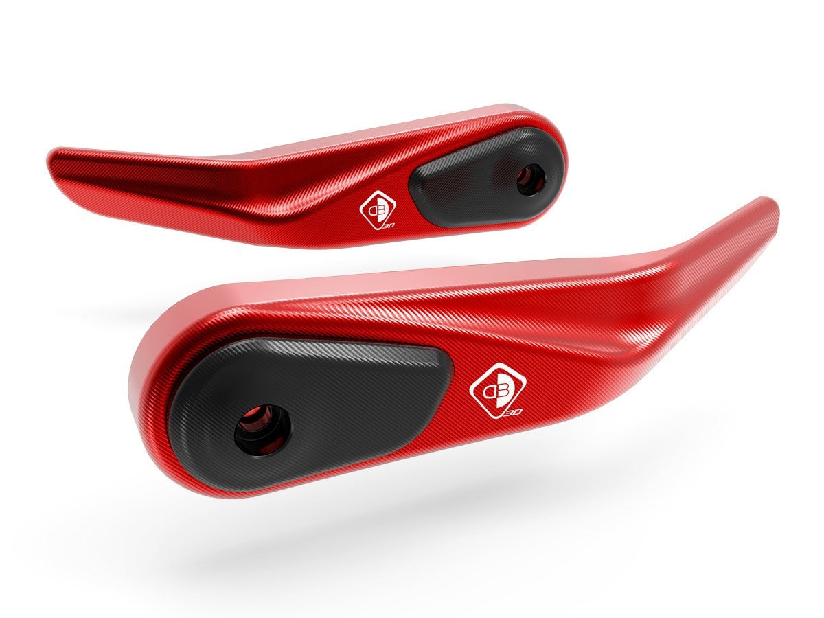 Ducabike DBK SPM02 MTS / HM Handguards Protection - RED-BLACK