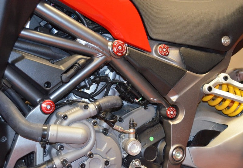 Ducabike DBK TTMTSE15 Kit Frame Caps MTS Enduro - RED