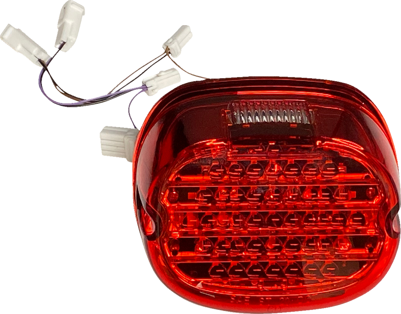 Custom Dynamics Taillight W/ Integrated Turn Signal - Top Window - Red Lens