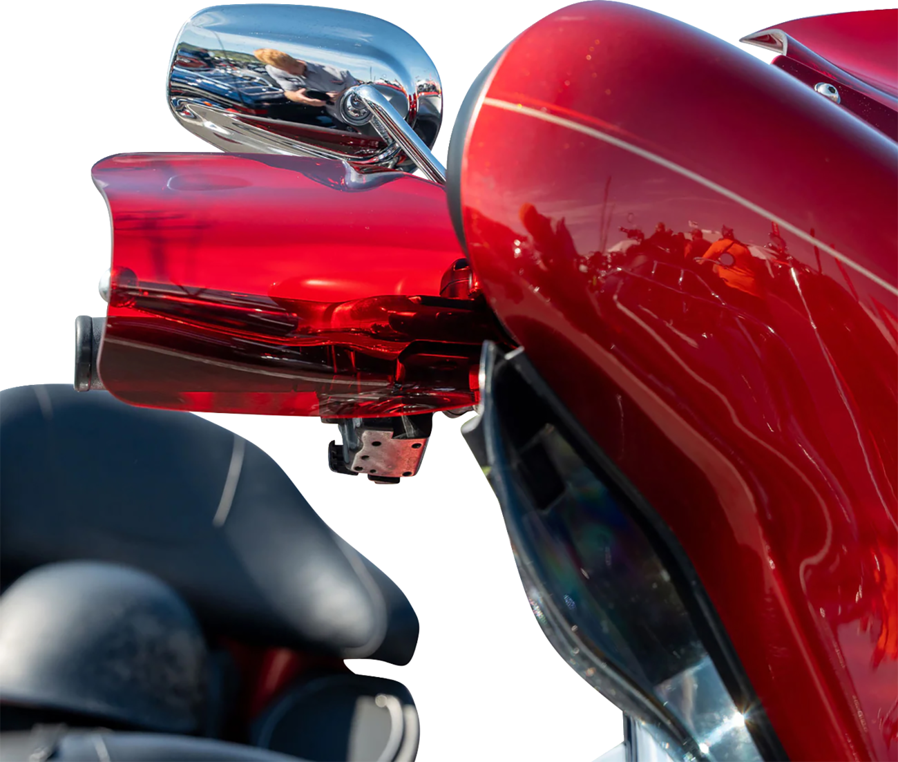 Klock Werks Flare® Handguards - '23-'25 Harley-Davidson - Red