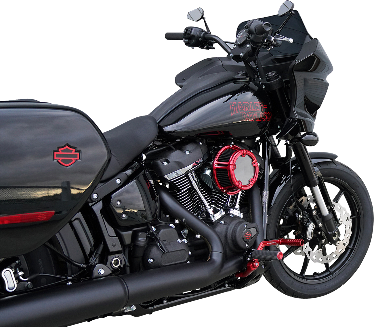 Arlen NESS Method™ Clear Series Air Cleaner - Red