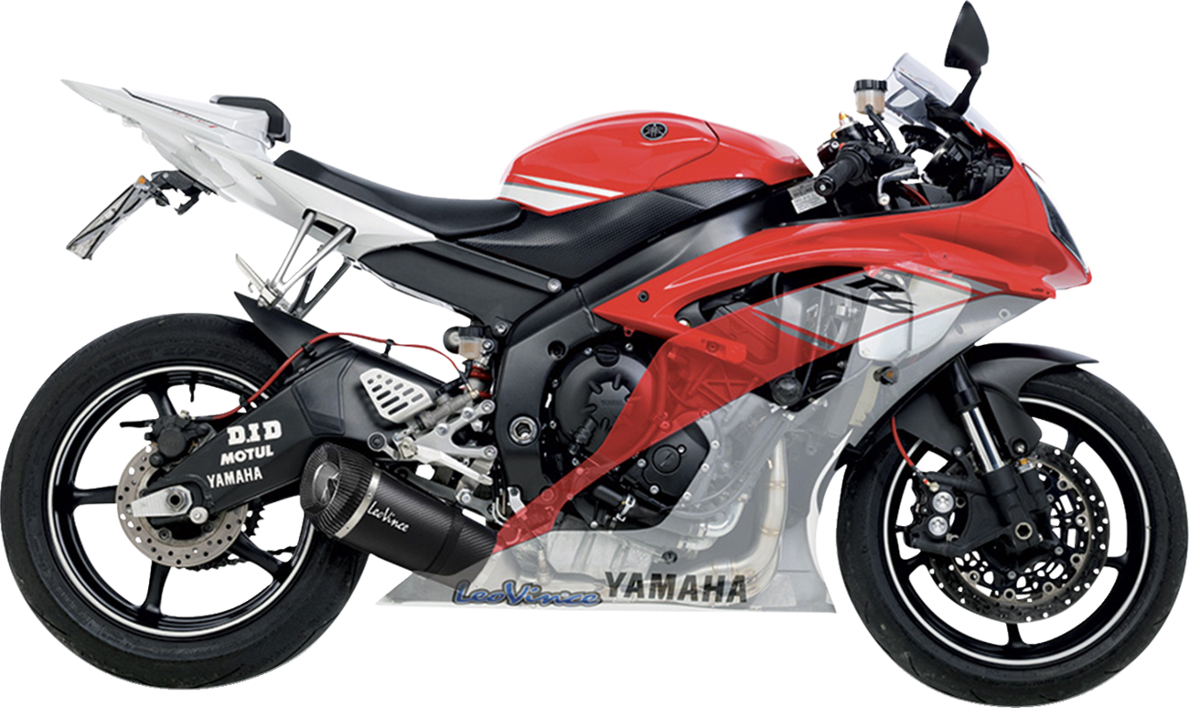 LeoVince Factory S Exhaust - Carbon Fiber - YZF-R6