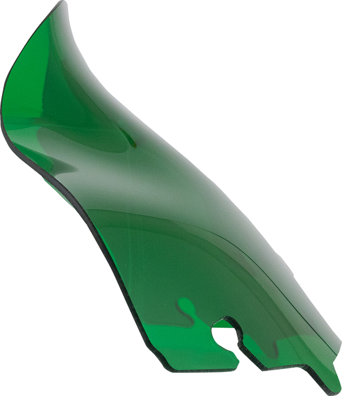 Klock Werks Kolor Flare® Windshield - 6-1/2" - Green - '14-'25 FLH/FLHT/FLHX