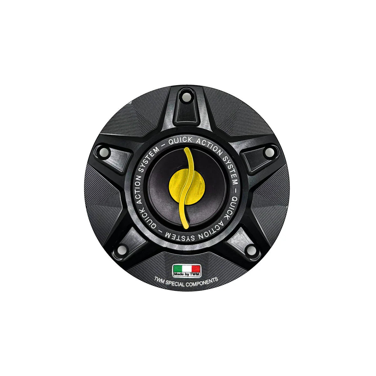 TWM Quick Action CNC Aluminum Gas Cap For Ducati - TDPR.07 - Gold