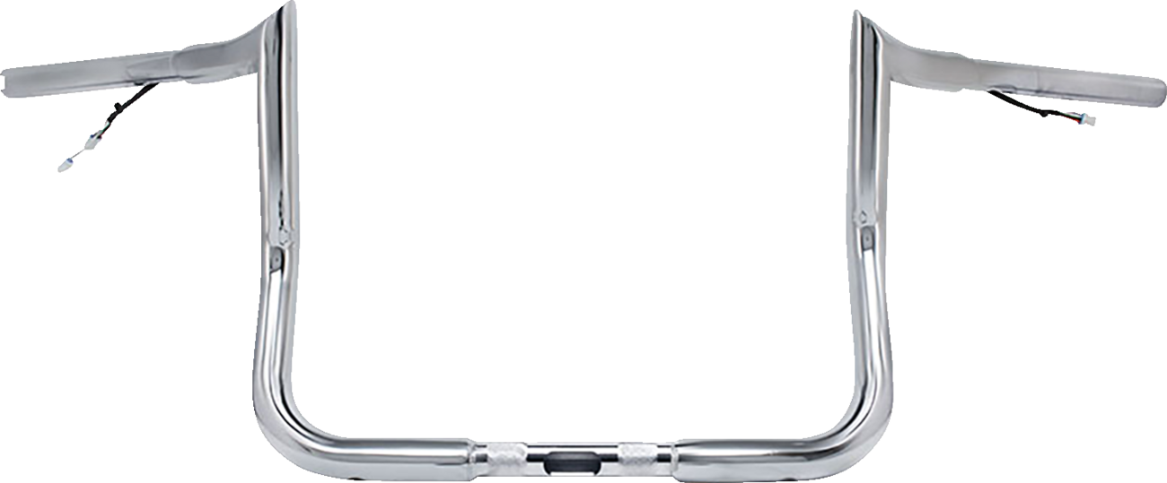 Paul Yaffe Bagger Nation Pre-Wired Handlebar - Monkey Bar - 8" - Chrome