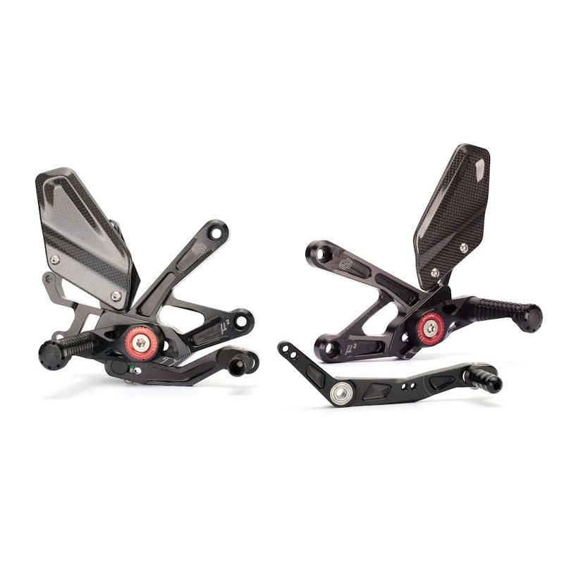 Gilles Tooling MUE2 Adjsutable Racing Rear Sets For Yamaha R1 R1M