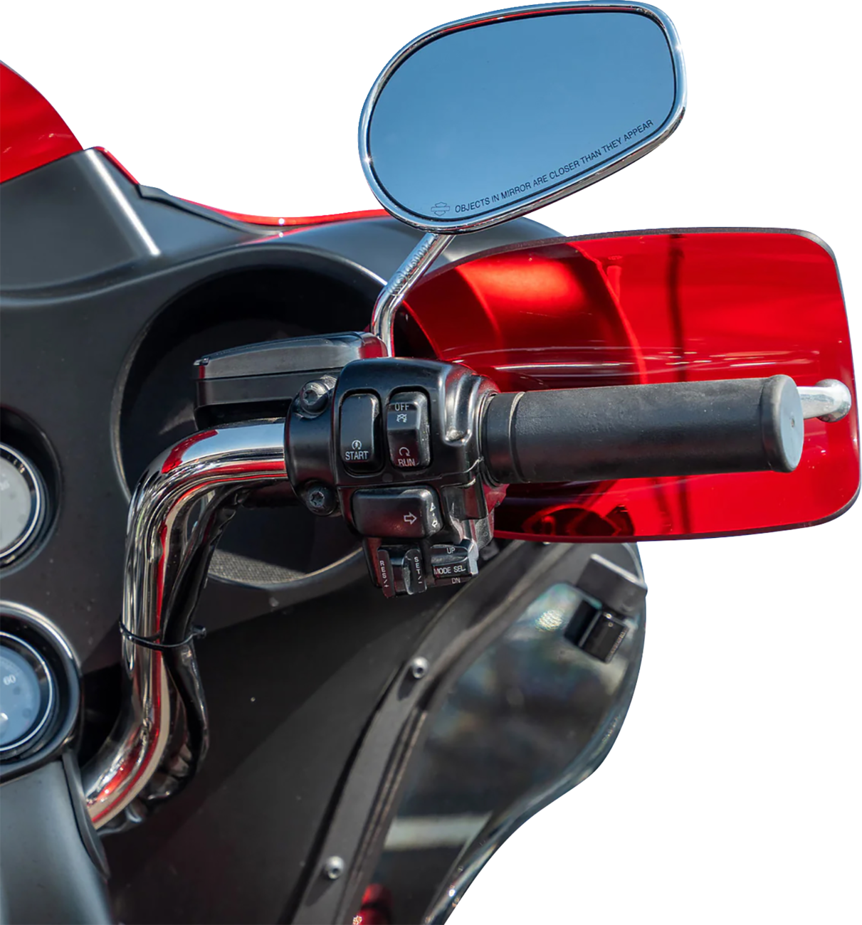 Klock Werks Flare® Handguards - '23-'25 Harley-Davidson - Red