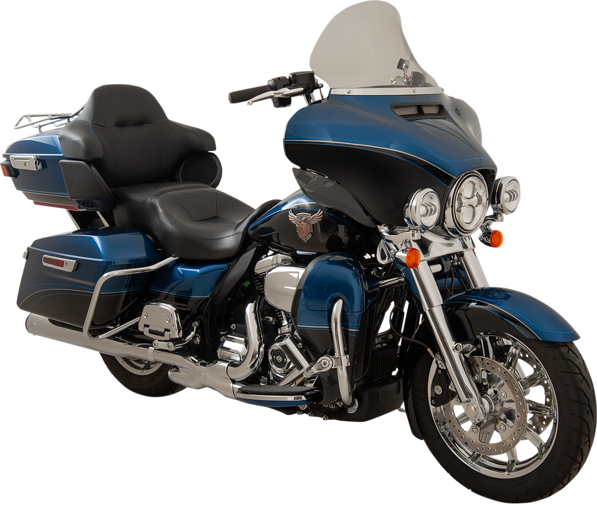 Klock Werks Flare® Windshield - 11-1/2" - Tint - '14-'25 FLH