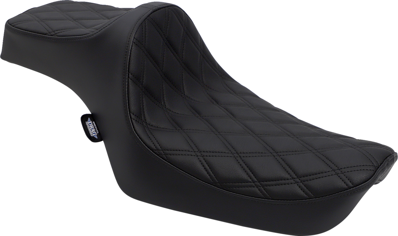 Drag Specialties Seats Predator III Seat - Double Diamond - Black Stitching - XL '82-'03