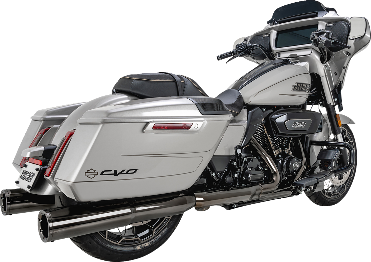 Vance & Hines Hi-Output Slip-On Mufflers - Dark Chrome - 4-1/2"