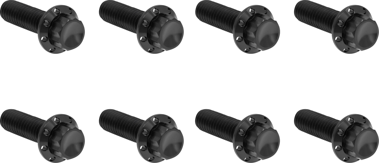 Arlen NESS Transmission Trap Door Titanium 12-Point Bolt Kit — For M8 Models