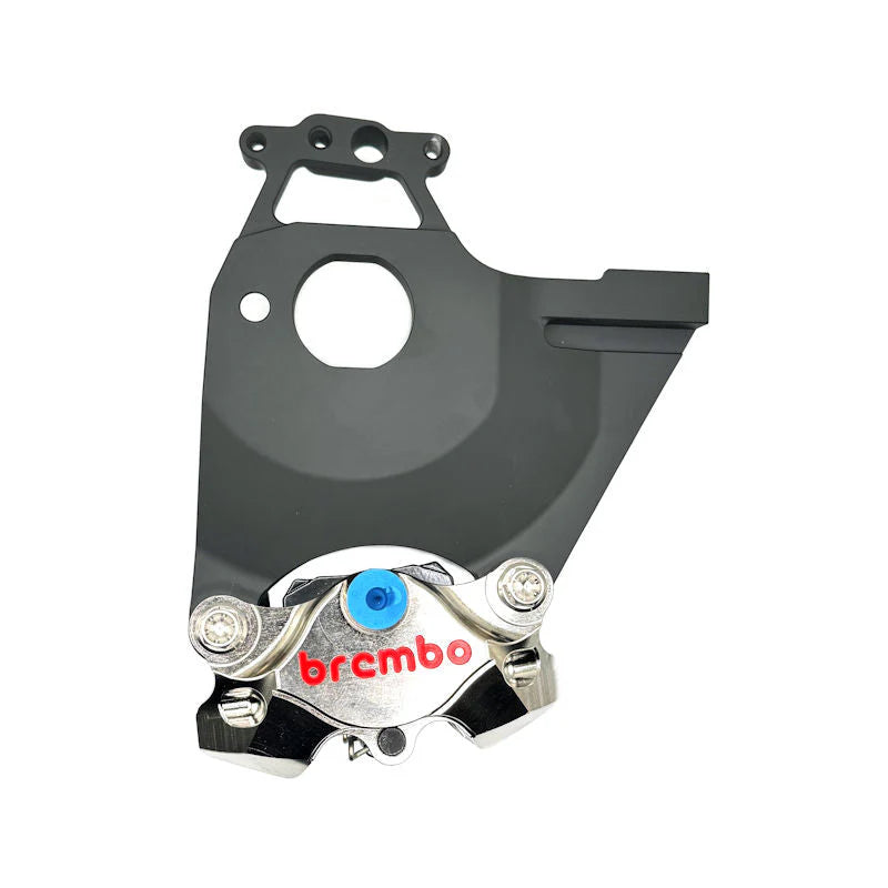Motomillion Brembo P2 34 CNC Rear Caliper Conversion Kit For BMW M1000RR K66 - Nickel Plated