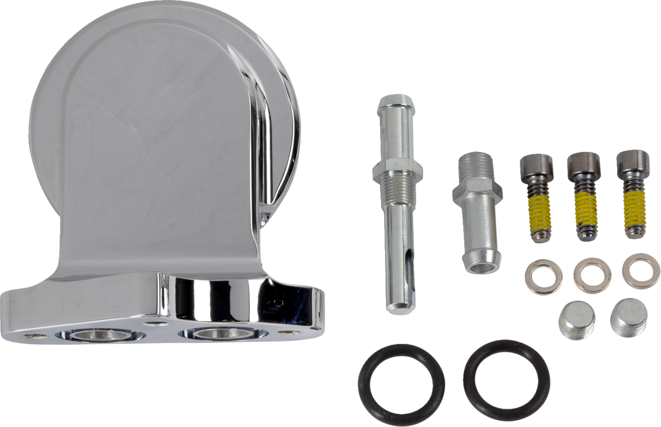 S&S Cycle Oil Filter Mounting Bracket Kit - Chrome