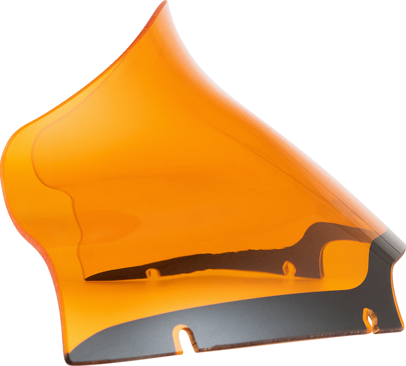 Klock Werks Kolor Flare® Windshield - 9" - Orange - '15-'25 FLTR