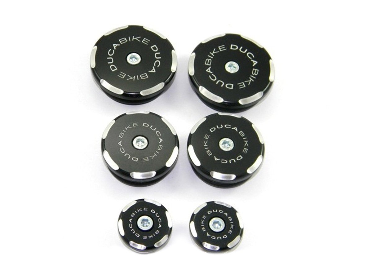 Ducabike DBK TTMTS1200 Kit Frame Plugs - BLACK