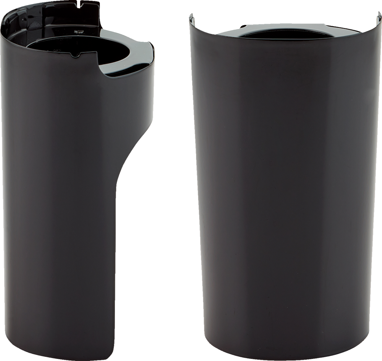 Arlen NESS Fork Boot Cover - Gloss Black Powdercoat - Smooth