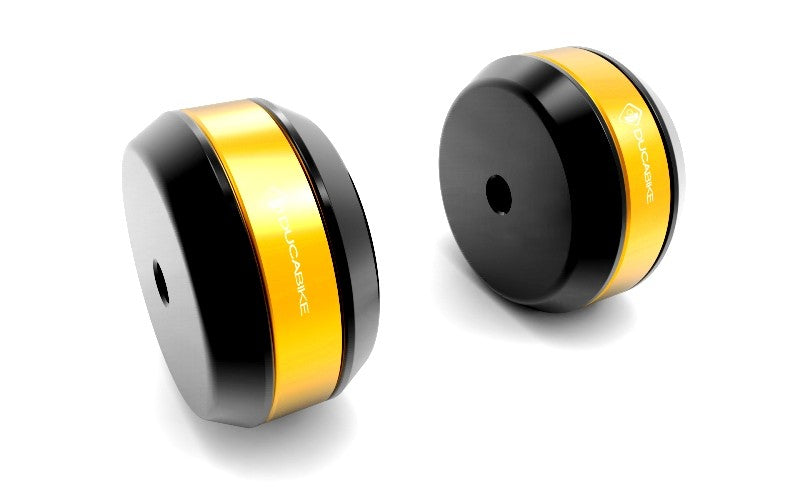 Ducabike DBK Cm05 Handlebar Caps MTS 950 - BLACK-GOLD