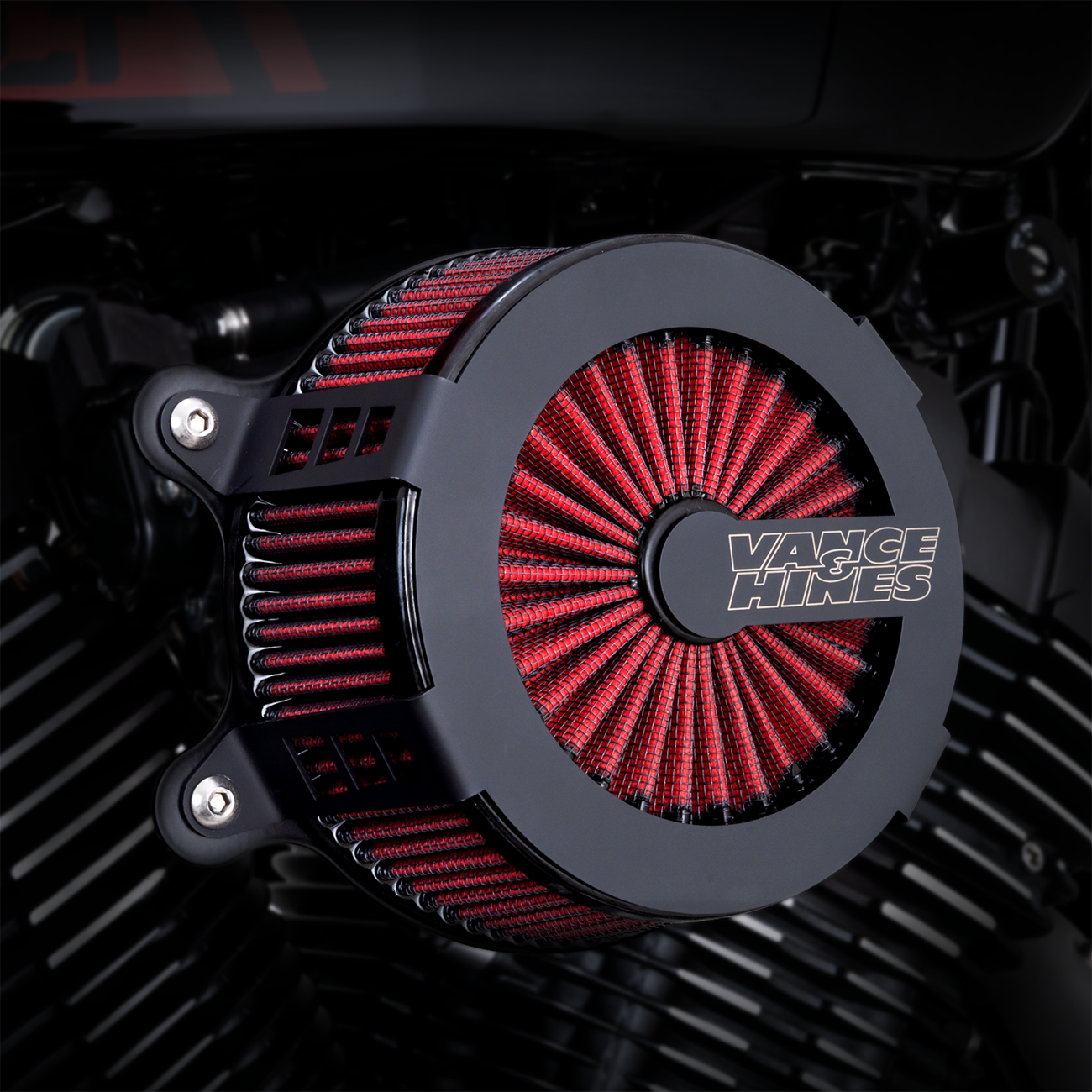 Vance & Hines VO2 Cage Fighter Air Intake Kit - Black