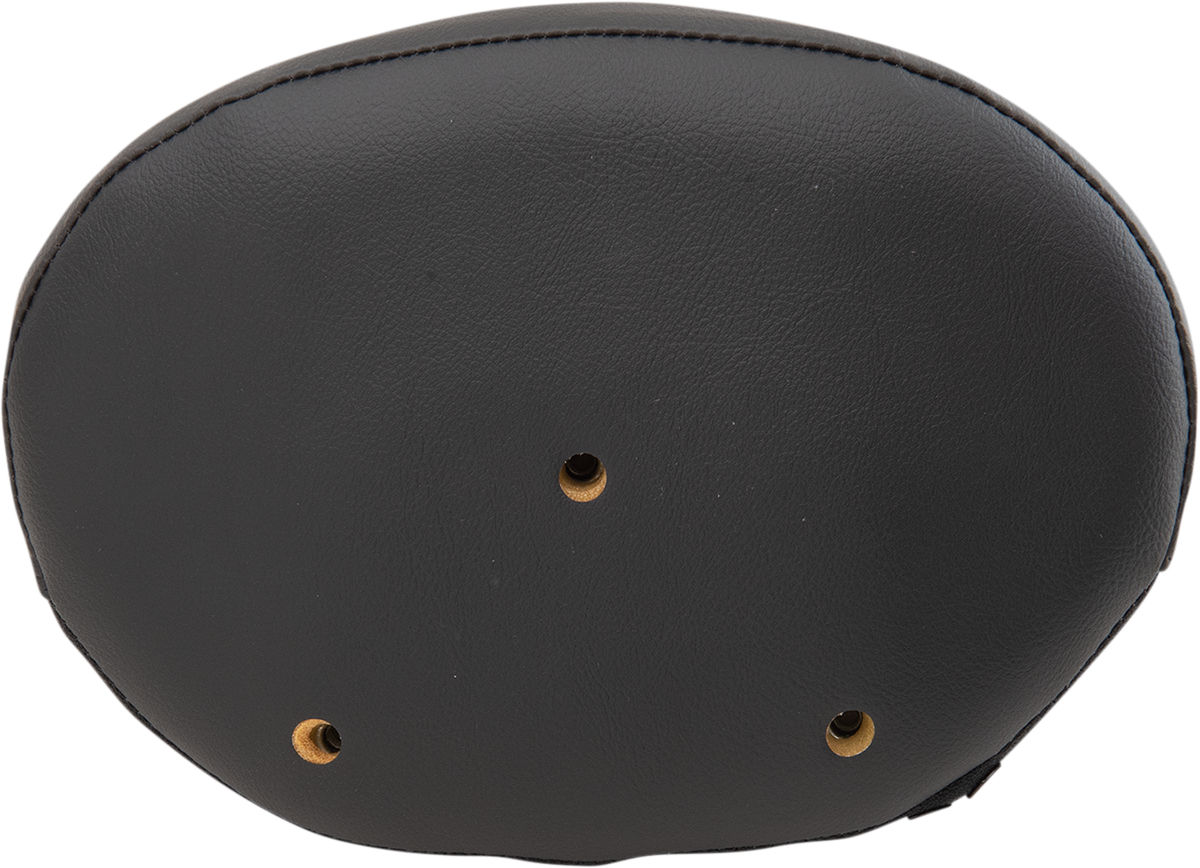 Drag Specialties Seats Oval Sissy Bar Pad - Double Diamond - Black Stitch - FL '99-'22