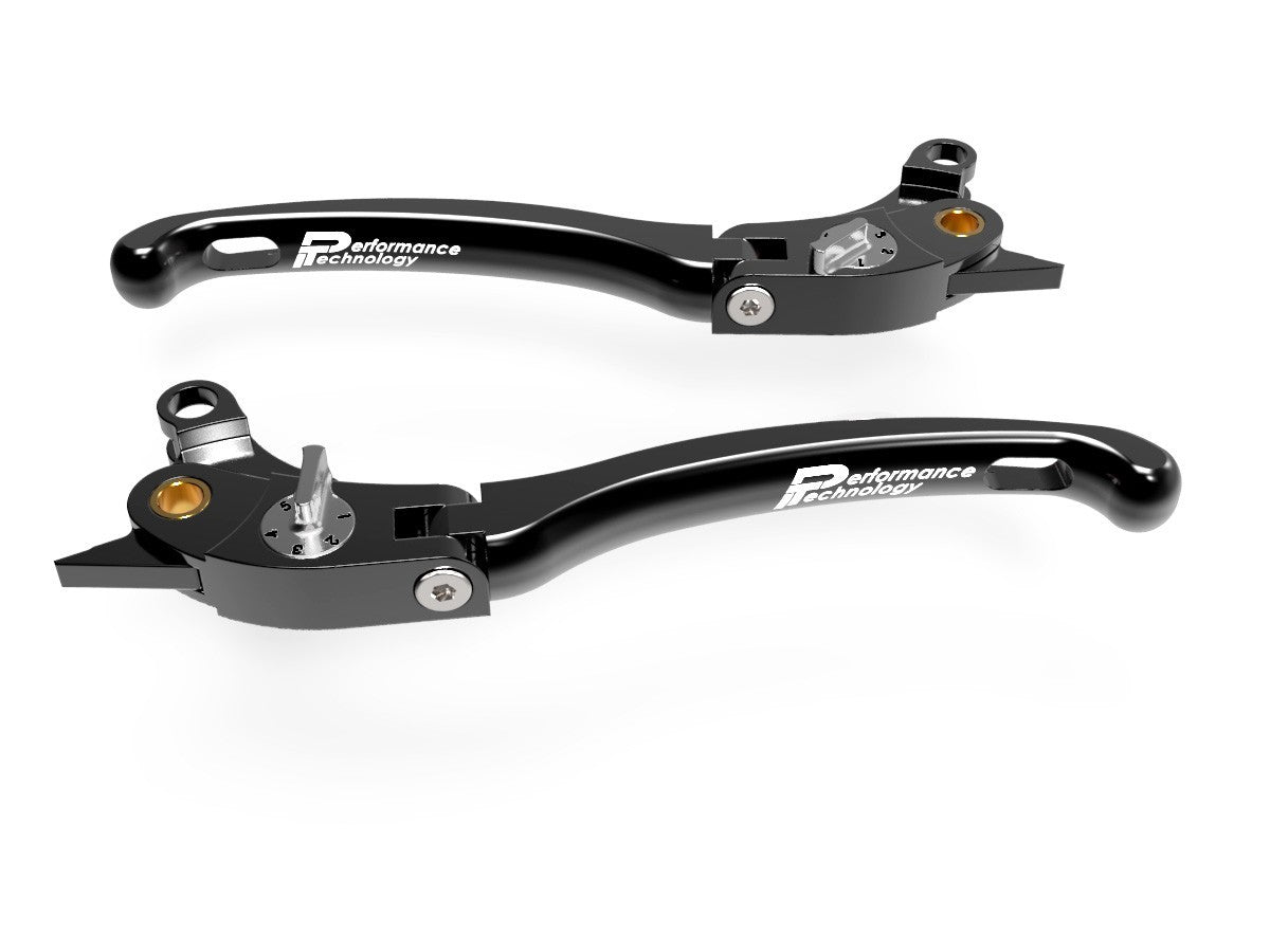 Ducabike DBK LE02 Brake / Clutch Adjustable Levers Eco GP 1 - BLACK-SILVER