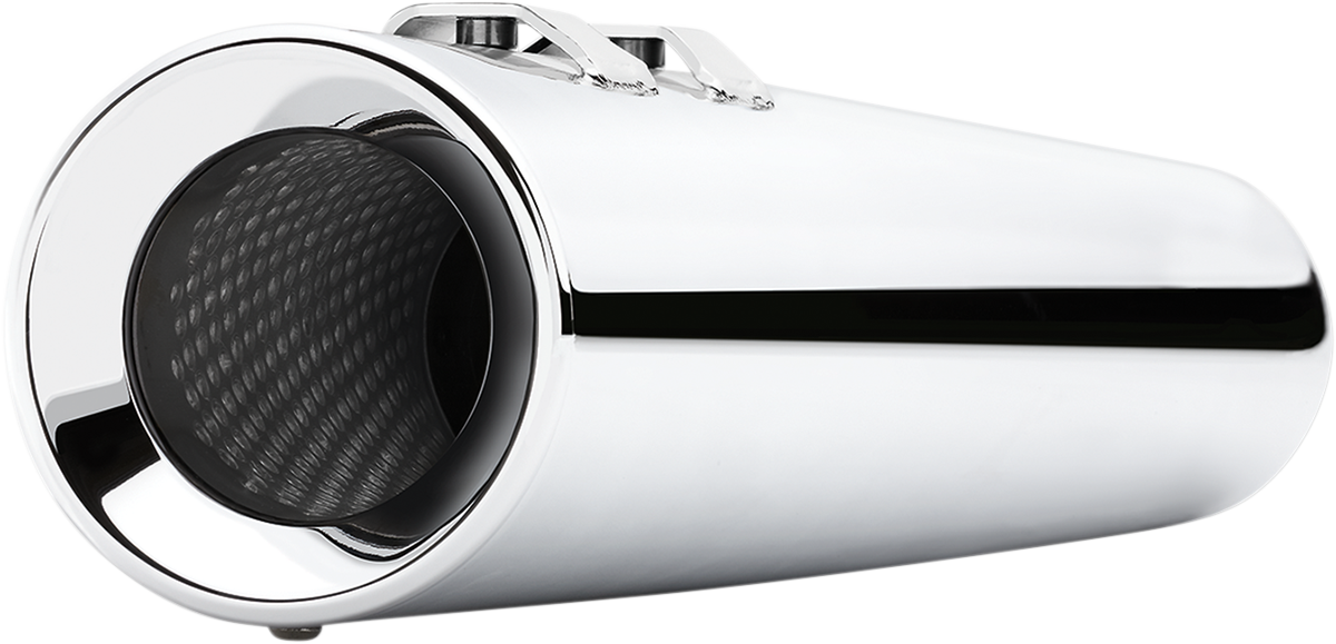Cobra Powr-Flo Slip-On Mufflers - Chrome - '95-'16 FL