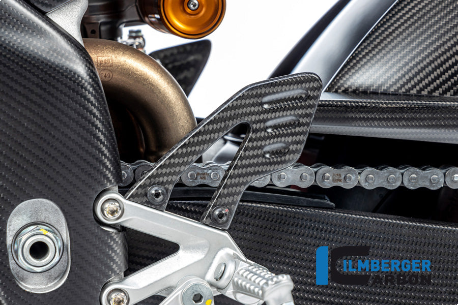 Ilmberger Carbon Heel Guard Left Aprilia Tuono / RSV4 From 2021 - Matte