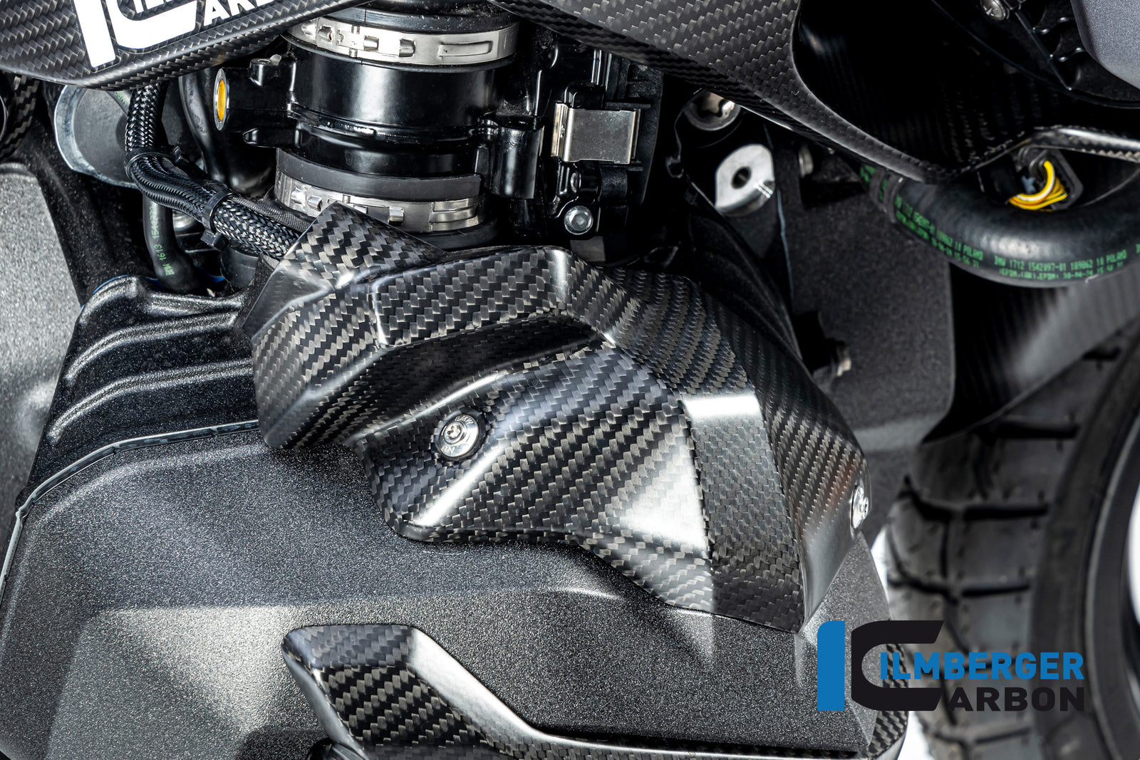 Ilmberger Carbon Injector Nozzle Cover Right BMW R 1300 GS - Matte / Twill