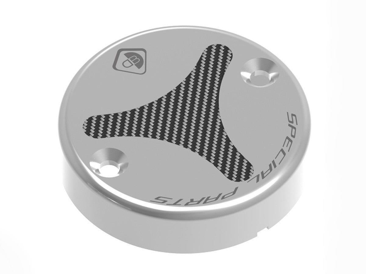 Ducabike DBK TLS09 Brake Fluid Reservoir Cap - Silver