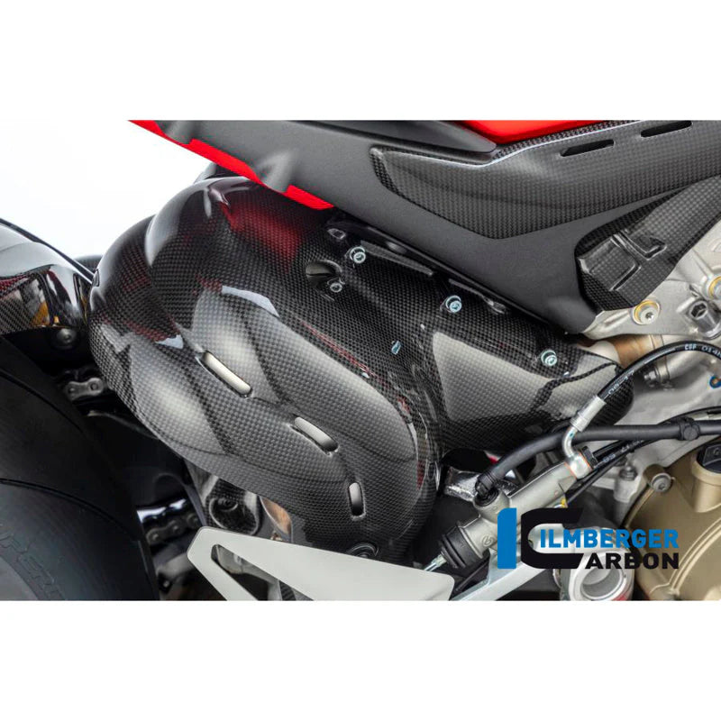 Ilmberger Carbon Fiber Exhaust Heat Shield Set For Streetfighter V4 V4S V4SP