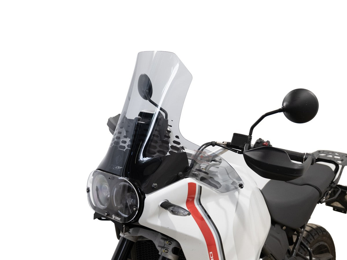 Ducabike DBK CUP24 DesertX Increased Windscreen Maxi Comfort - SMOKE