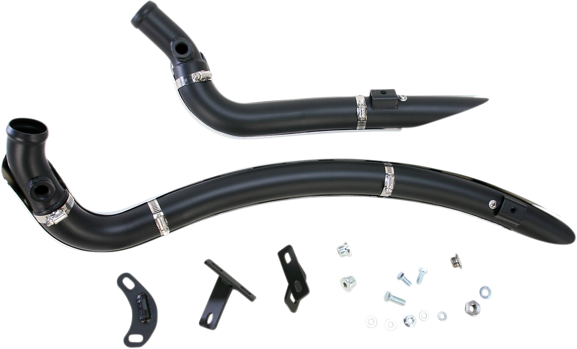 Bassani Xhaust Sweeper Exhaust - Black/Chrome