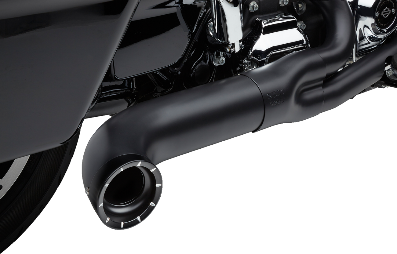 Cobra Turn Out 2-Into-1 Exhaust System - Black