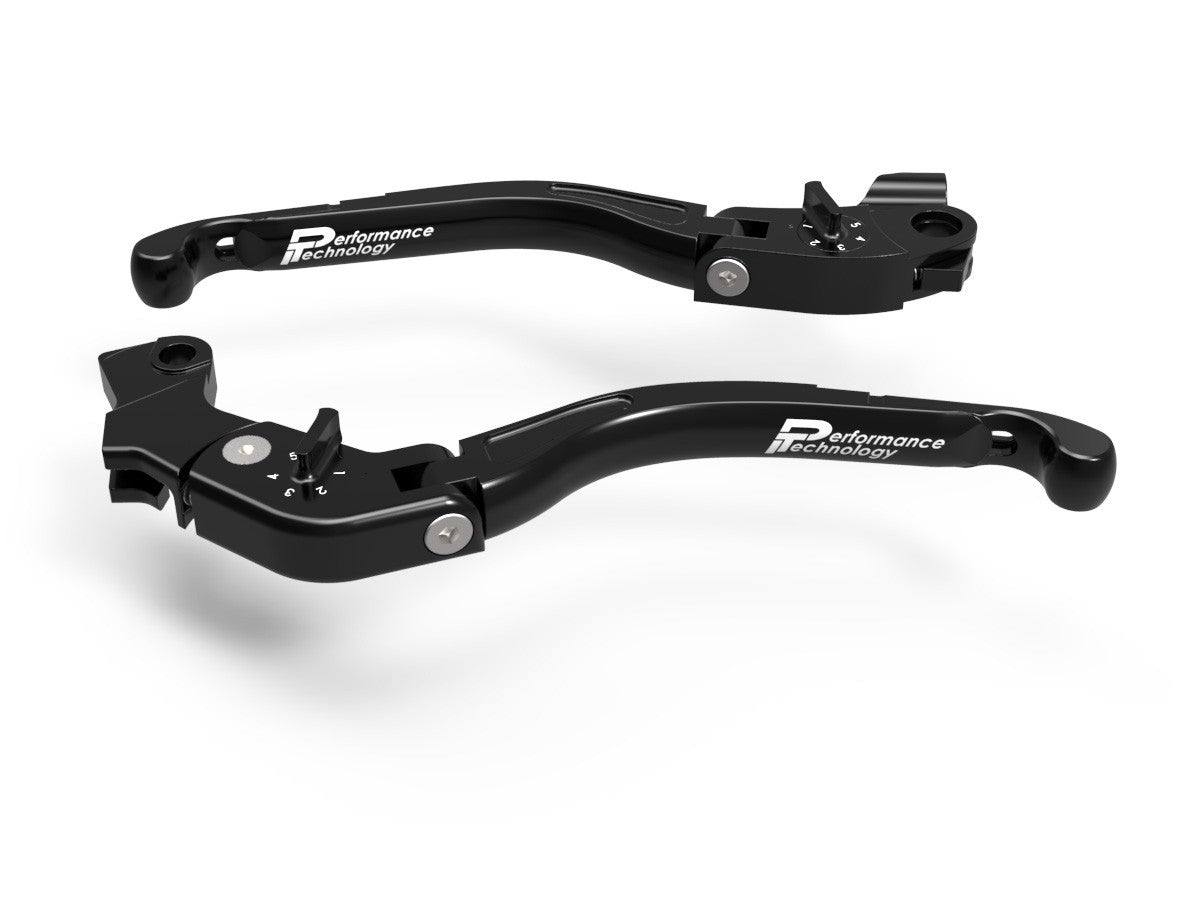 Ducabike DBK LEA10 Brake / Clutch Adjustable Levers Eco GP 2 - BLACK-BLACK