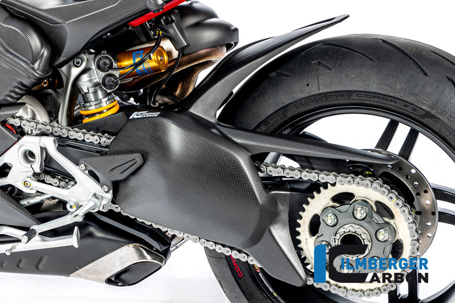 Ilmberger Carbon Swing Arm Cover V4 Ducati Streetfighter - Matte