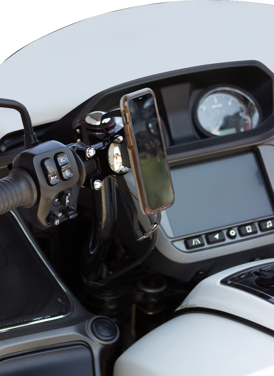 Klock Werks iOmount™ For Indian - Ambidextrous Mount - Black - Challenger/Pursuit