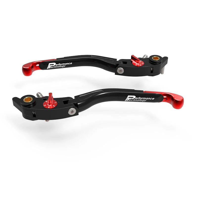 Ducabike DBK ECO GP Adjustable Folding Lever Set Monster 1200 1200S - Red